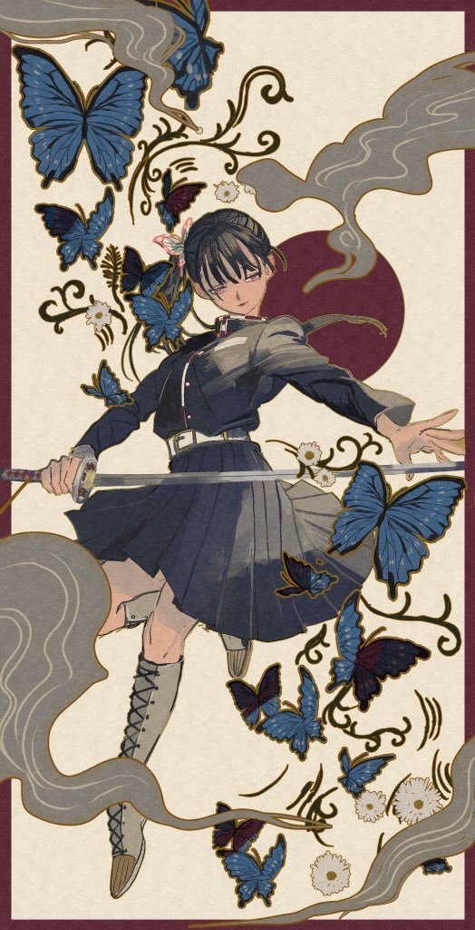 鬼灭之刃 蝴蝶忍 栗花落香奈乎 伊黑桑 无惨 林一郎 