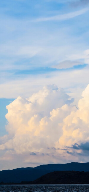 手机摄影黄昏蓝天白云壁纸 堆糖 美图壁纸兴趣社区