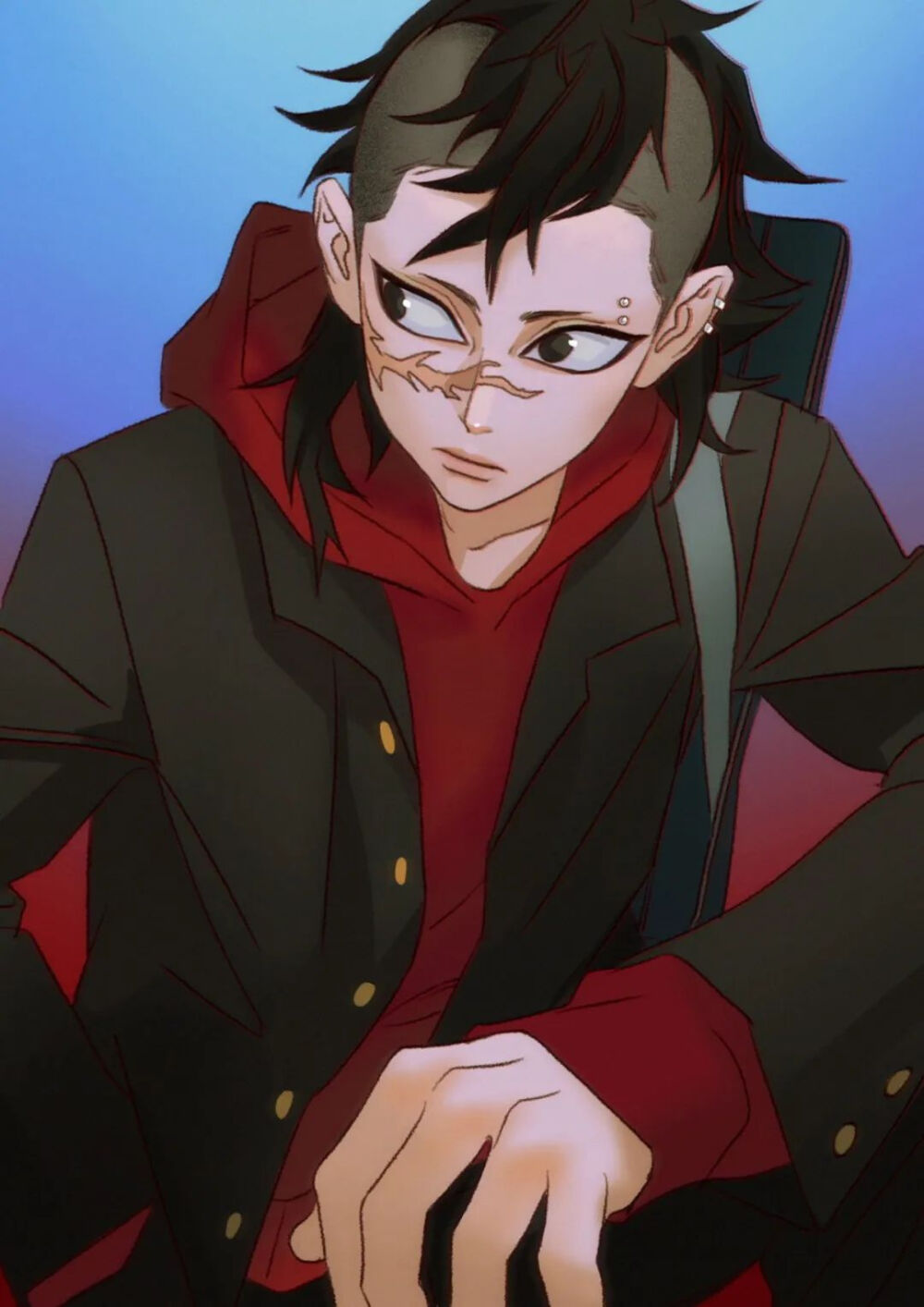 现代风的大家也是很帅气了
穿着西服的炭治郎哥哥和戴着面罩的祢豆子太飒了！！
twi:leberritrosta
