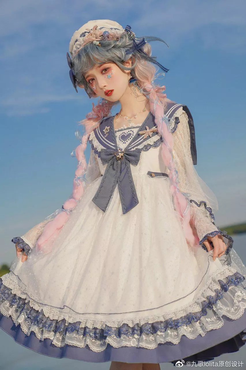 Lolita 海军 模特 参考素材 服饰