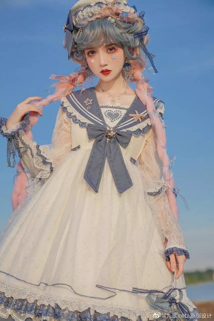 Lolita 海军 模特 参考素材 服饰