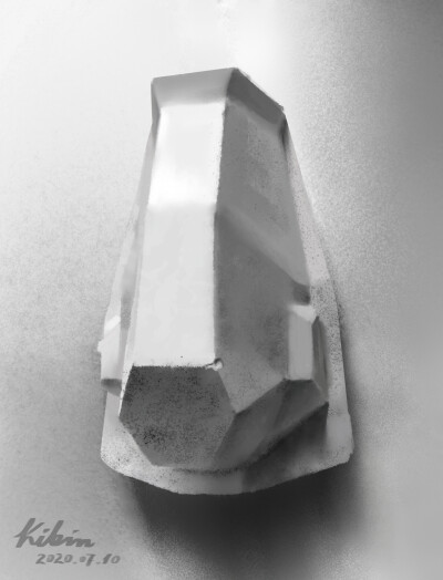 石膏照片写生练习