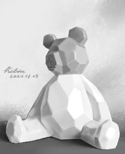 石膏照片写生练习