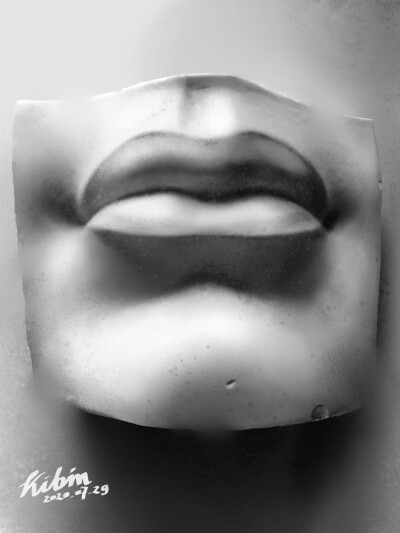 石膏照片写生练习