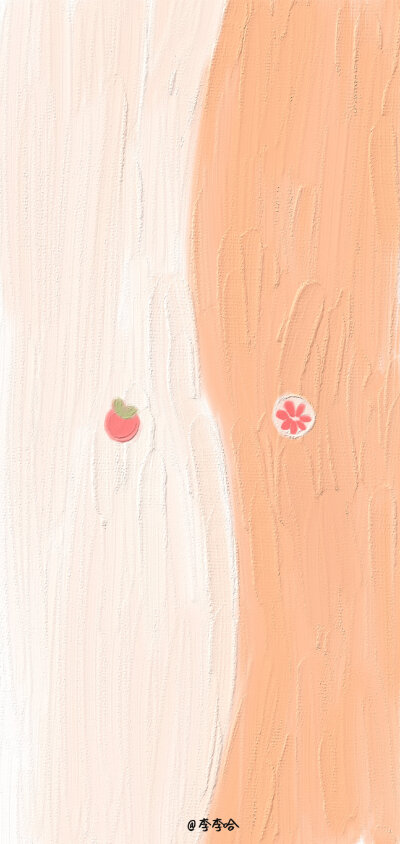 水果油画聊天背景手机壁纸