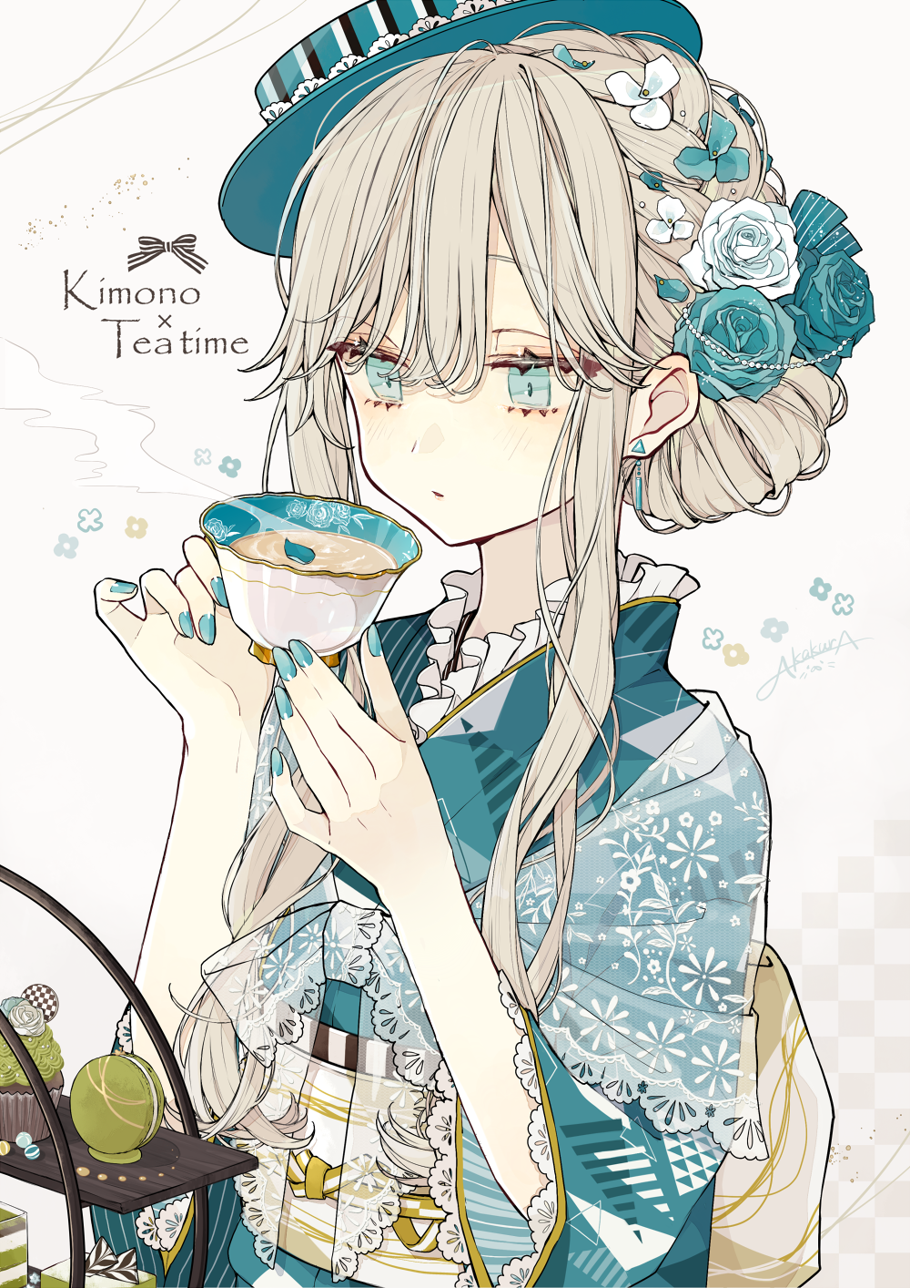 Tea time 绘师：赤倉（p id=882569） 本作品id=83451350