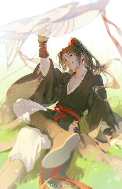 魔道祖师
魏无羡魏婴夷陵老祖，蓝忘机蓝湛含光君，忘羡
画师微博ID【Oten太一】