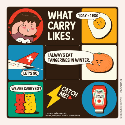 What Carry Likes. 