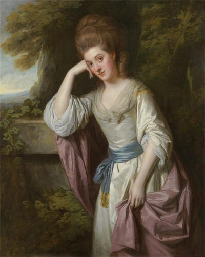 Nathaniel Dance (1735-1811) Portrait of Mary Brummell. 1772