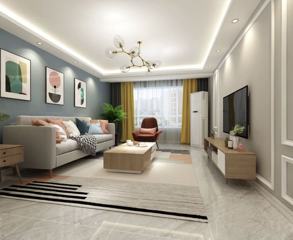 一对即将步入婚姻殿堂的年轻小情侣的婚房，不得不说北欧风格还是大家喜欢的呢，经历三个月终于完工啦。