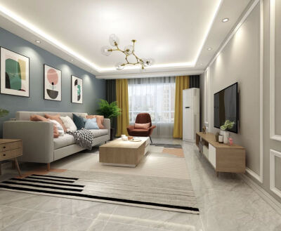 一对即将步入婚姻殿堂的年轻小情侣的婚房，不得不说北欧风格还是大家喜欢的呢，经历三个月终于完工啦。