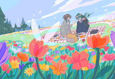 敲好看滴画风啊
清新自然精致少女
色彩爆棚哇