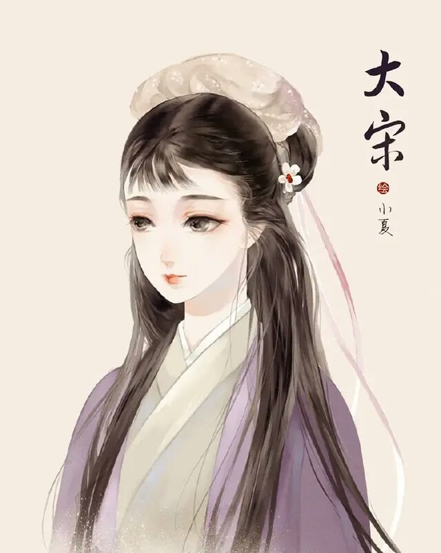 画手干货
古代女性发式