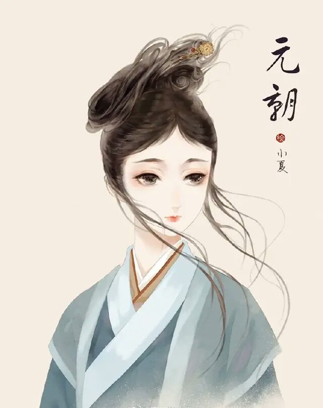 画手干货
古代女性发式