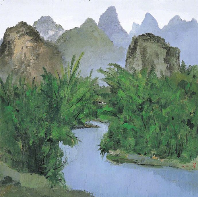 吴冠中 ​​​ 老师作品
风景 油画