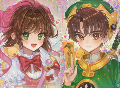 我不知道画师是谁 ，白雪公主，安娜公主，乐佩公主，艾莎女王，朱迪和尼克，仙杜瑞拉公主，贝尔公主，木之本樱和李小狼（六月）