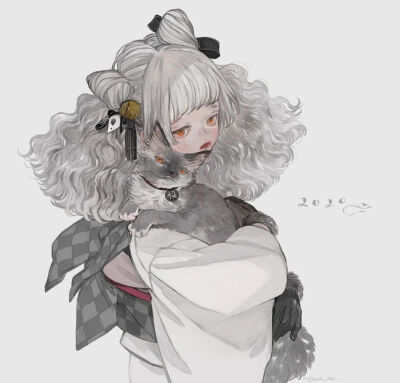 少女与猫