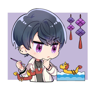 未定事件簿 夏彦 左然 莫弈 陆景和 Q版 端午快乐