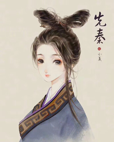 发型＃古代不同时期女性造型