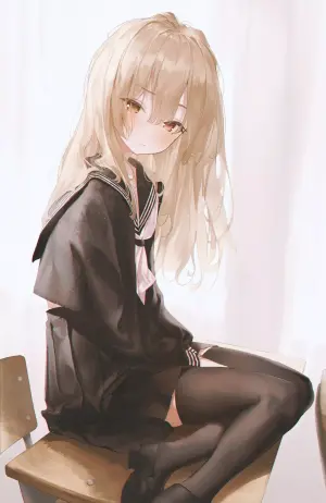 少女  制服  可爱  来自百度  