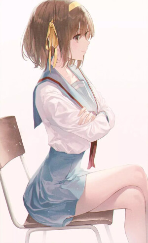 少女  制服  可爱  来自百度  