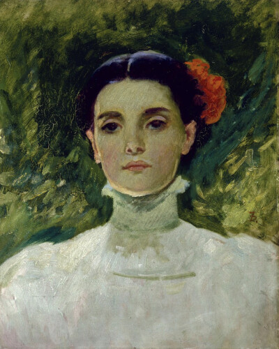 Frank Duveneck,"Portrait of Maggie Wilson",1898
