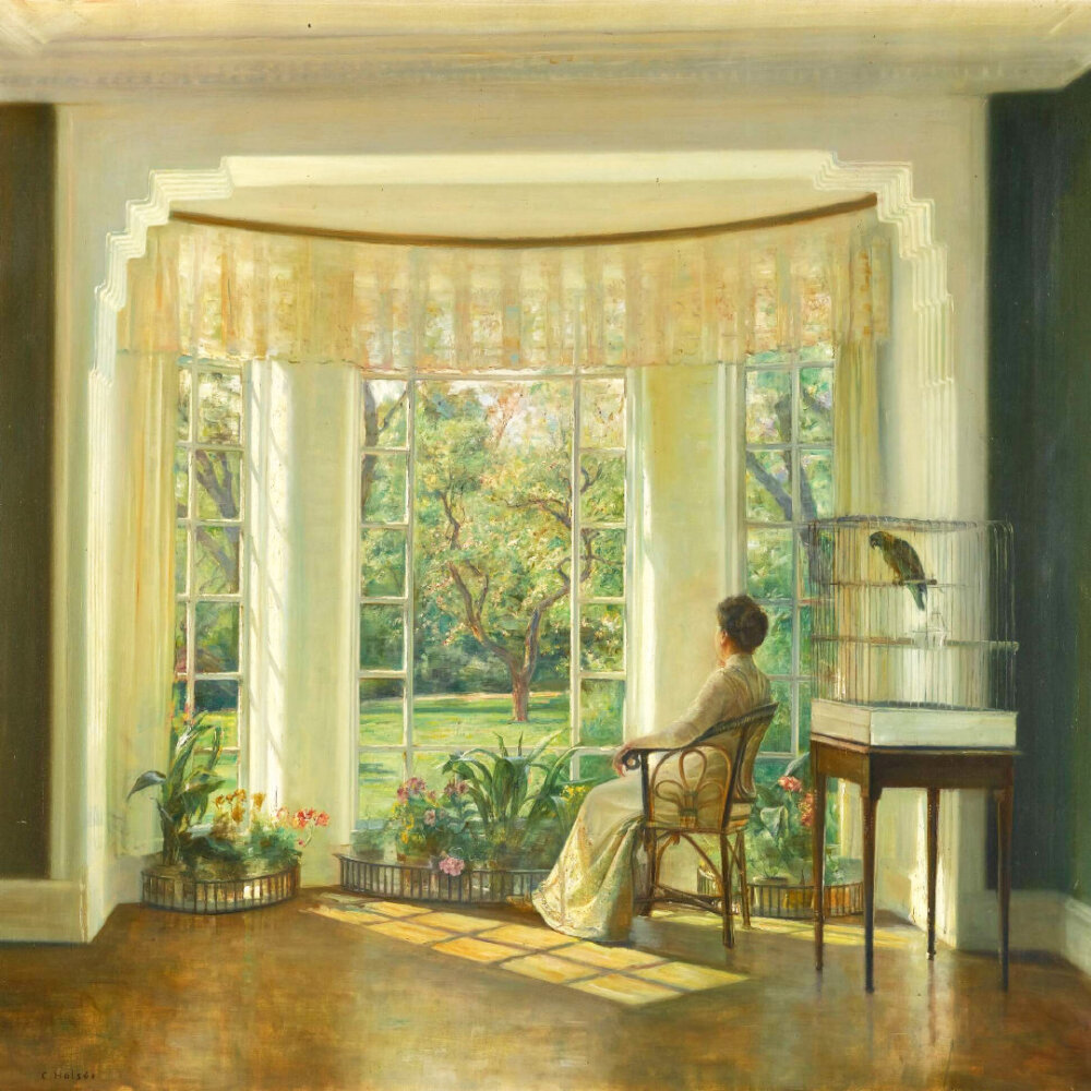 丹麦艺术家 carl holsoe (1863-1935) 