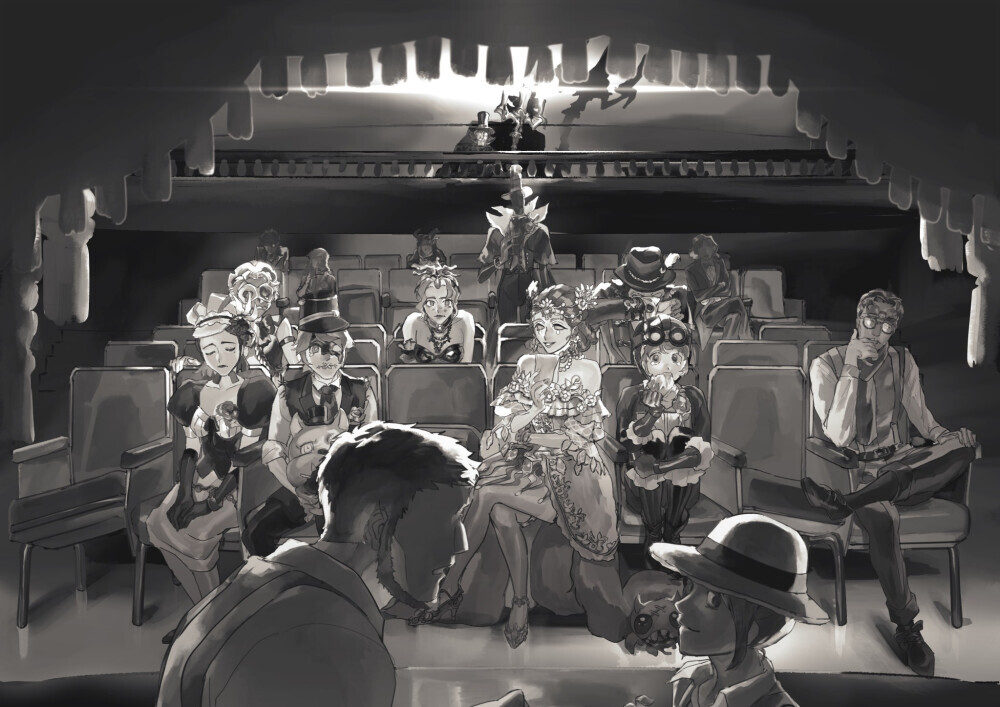 第五人格金蔷薇剧院推特画师tetegomoon