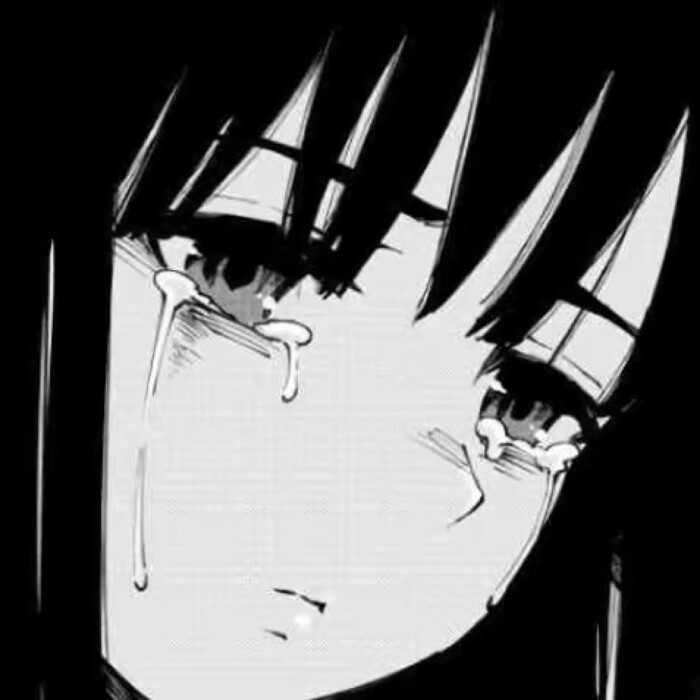 哭……