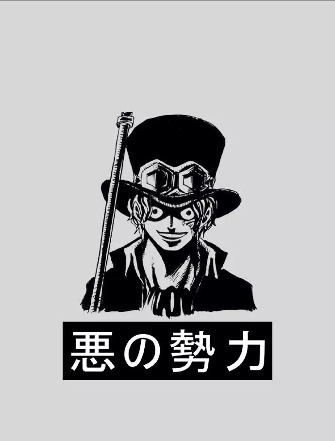 黑白海贼王，帅(•͈ᴗ•͈ૢૢ)
ワンピース