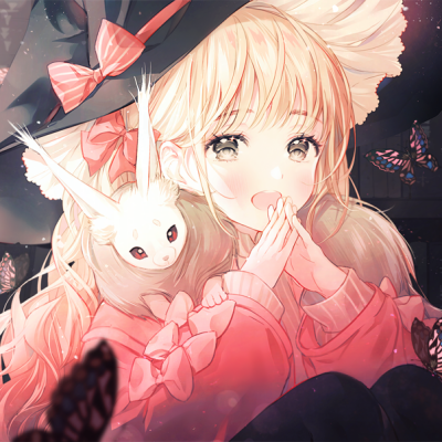 粉色头像／仙气／单人，