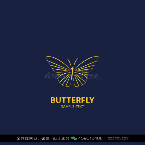 蝴蝶logo设计标志品牌设计作品欣赏116