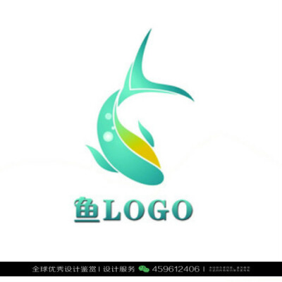 鱼 海洋动物 LOGO设计标志品牌设计作品欣赏 (96)