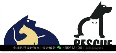 狗 动物 LOGO设计标志品牌设计作品欣赏 (23)