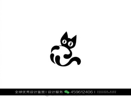 猫 动物 LOGO设计标志品牌设计作品欣赏 (1)