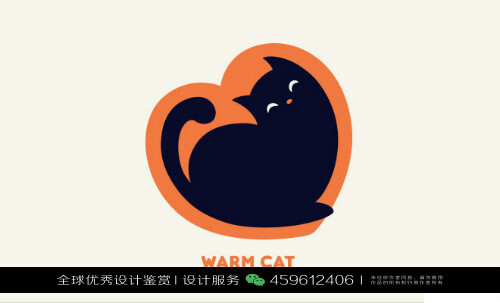 猫 动物 LOGO设计标志品牌设计作品欣赏 (17)