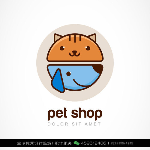 猫 动物 LOGO设计标志品牌设计作品欣赏 (68)