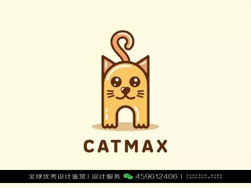 猫 动物 LOGO设计标志品牌设计作品欣赏 (86)