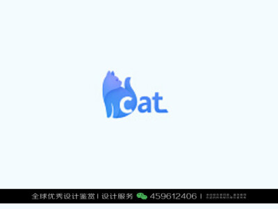 猫 动物 LOGO设计标志品牌设计作品欣赏 (90)