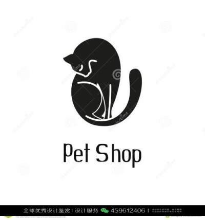 猫 动物 LOGO设计标志品牌设计作品欣赏 (95)