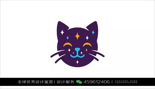 猫 动物 LOGO设计标志品牌设计作品欣赏 (96)