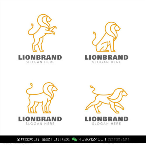 狮子 动物 LOGO设计标志品牌设计作品欣赏 (… - 高清图片，堆糖，美图壁纸兴趣社区