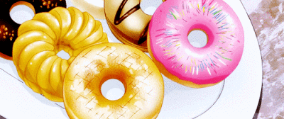 二次元美食动图GIF
甜甜圈
图源网络（侵删