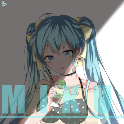 动漫图:（初音＃双马尾）＊