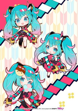 动漫图:（初音＃双马尾）＊