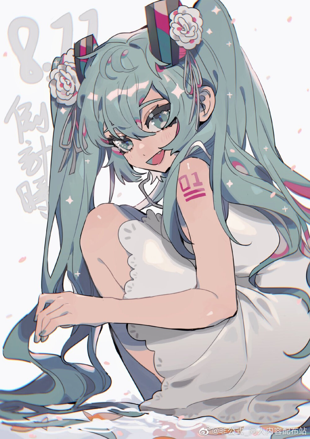 动漫图:（初音＃双马尾）＊