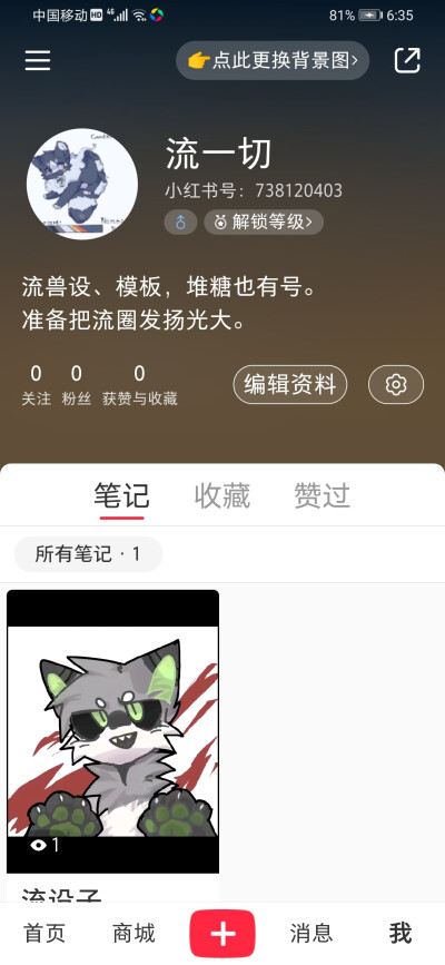 是小红书账号。
只要你有模板或设子就可以流。
把自己影藏好，没人知道你是谁的。