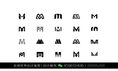 字母M LOGO设计标志品牌设计作品欣赏 (99)