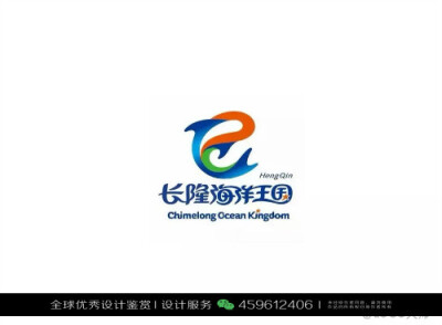 海豚 动物 LOGO设计标志品牌设计作品欣赏 (100)