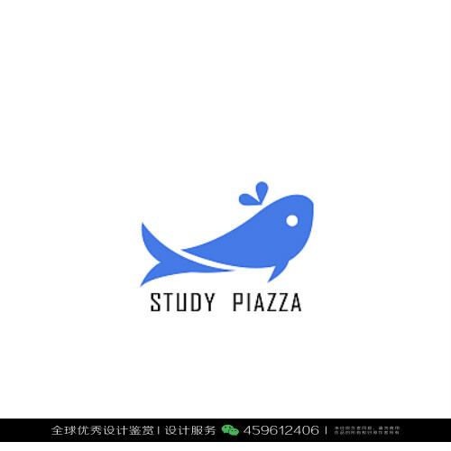 简洁优美鲸鱼动物logo设计标志品牌设计作品欣赏59